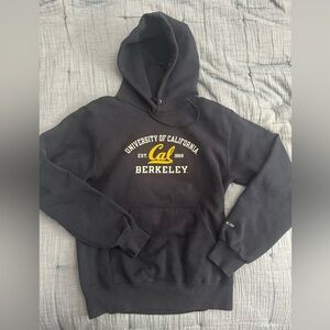NAVY UC BERKELEY HOODIE SWEATSHIRT UNIVERSITY WEAR